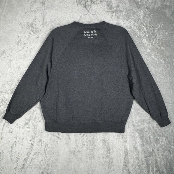Disney x American Eagle Shirt Womens Small Gray‎ Sweatshirt Mickey Mouse Casual - Picture 3 of 10